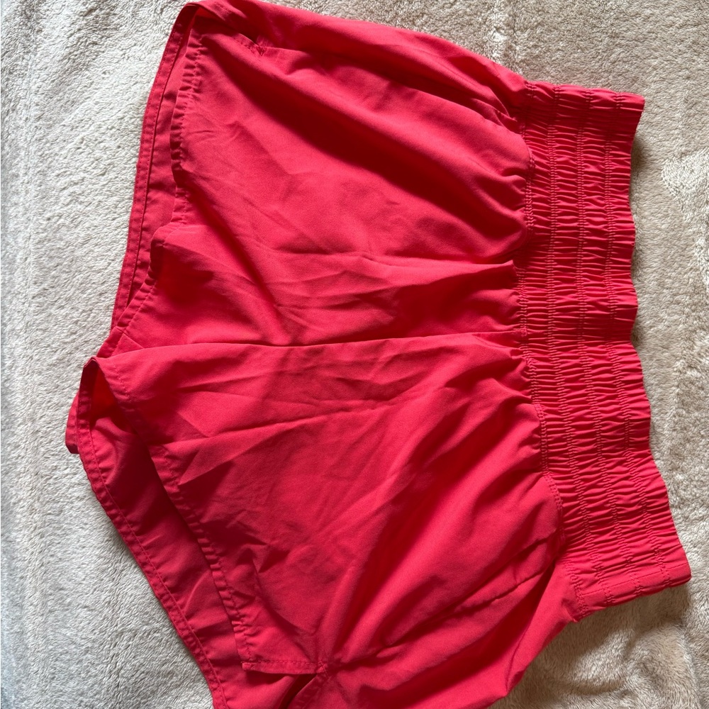 Old Navy Women's Vibrant Pink/Red High Waist Shorts